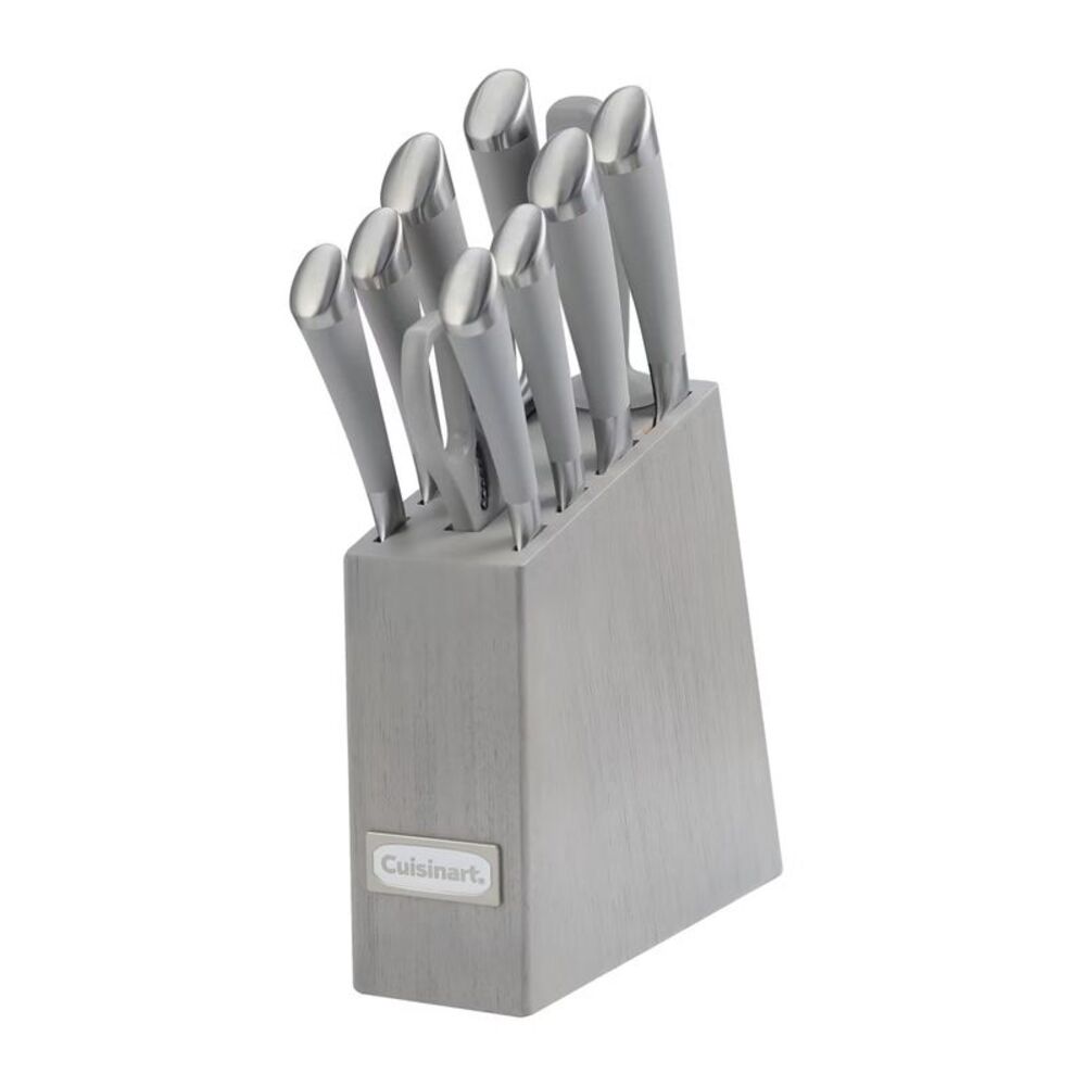 Cuisinart -  Stainless Steel Knife Cutlery Block Set  Gray